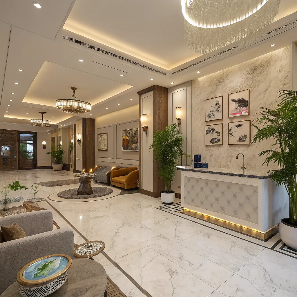 Luxury Pet Hotel Reception Area